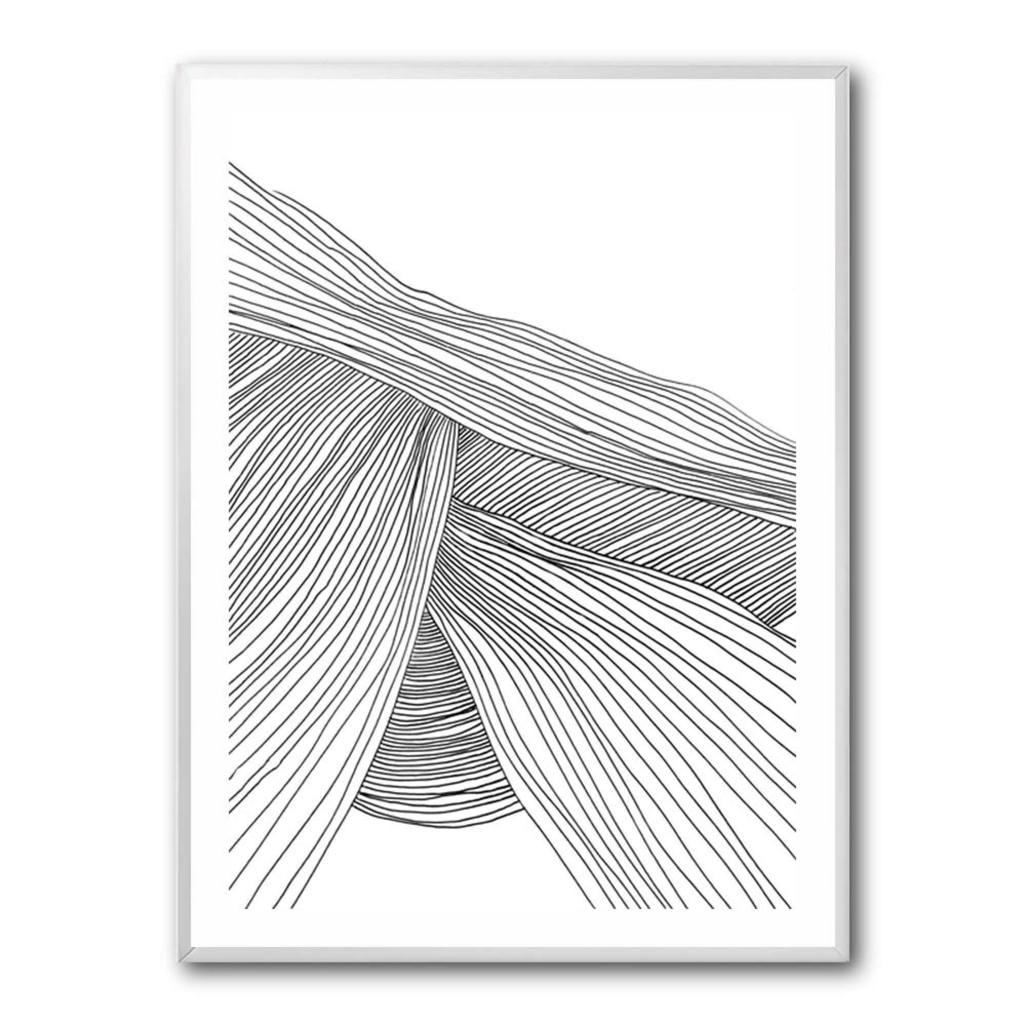 Upgrade Your 20x10 Inches 'Ocean Waves Abstract Wall Art' Canvas To 48x24 Inches main image 0